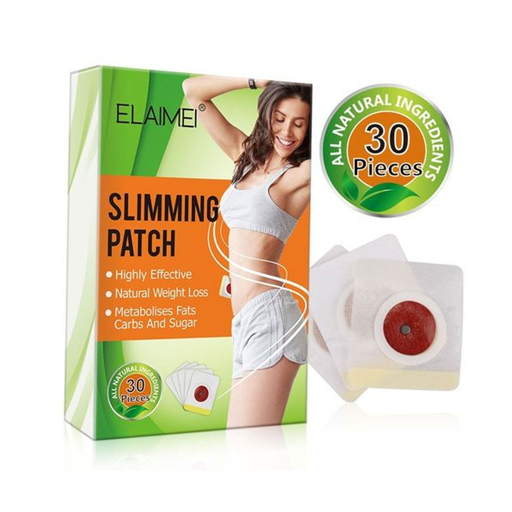 ELAIMEI Herbal Weight Loss Sleep Magnet Belly Slimming Patch – Coccibeauty