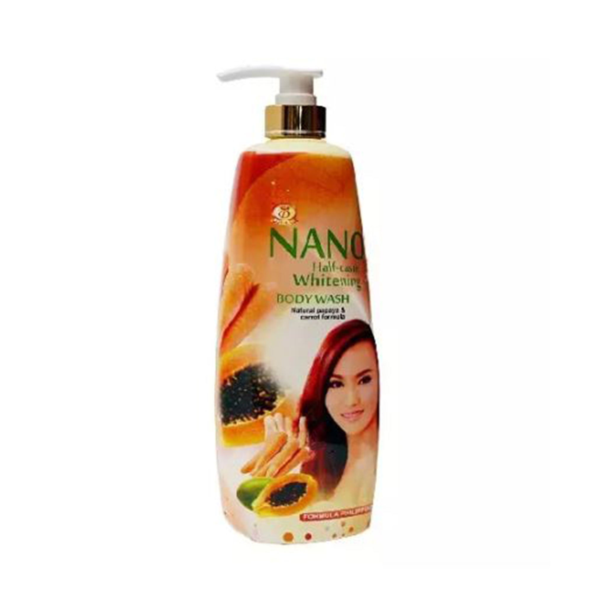 Nano Half Caste Whitening Body Wash 500ml Coccibeauty