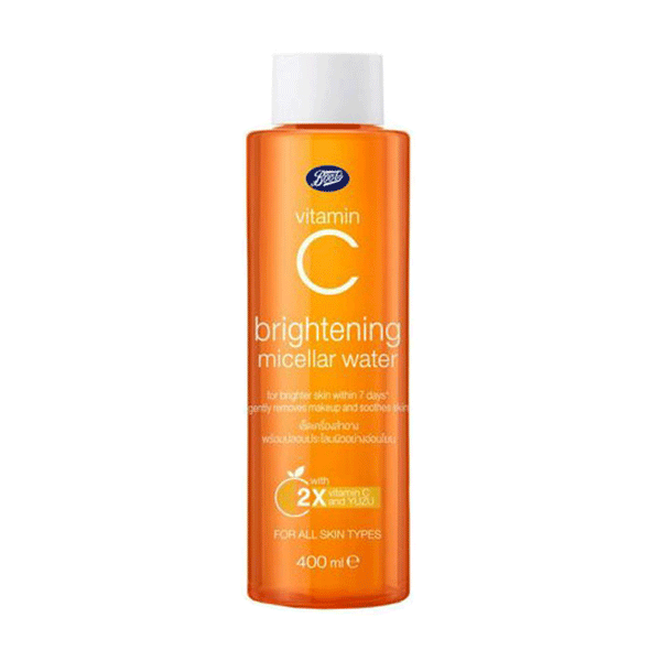 BOOTS VITAMIN C BRIGHTENING MICELLAR WATER 400ML