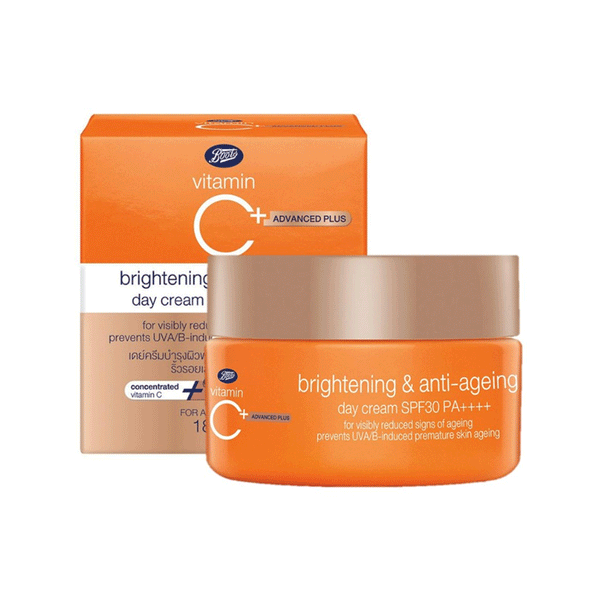 Boots Vitamin C+ Brightening Face Creams, 50ml