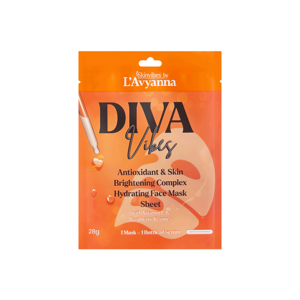 Diva Vibes Skin Brightening Complex Hydrating Face Mask 