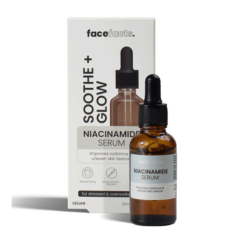 FaceFacts Soothe + Glow Niacinamide Serum - 30ml