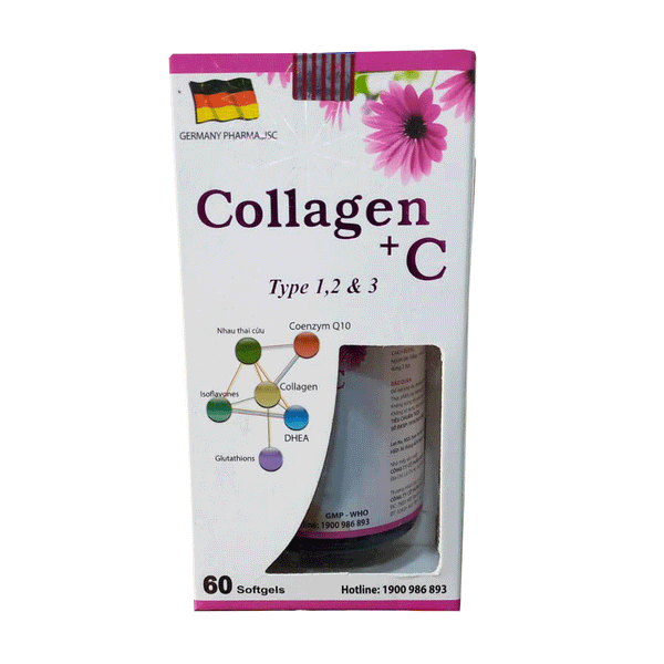 Germany Collagen C 1,2,&3 60softgels