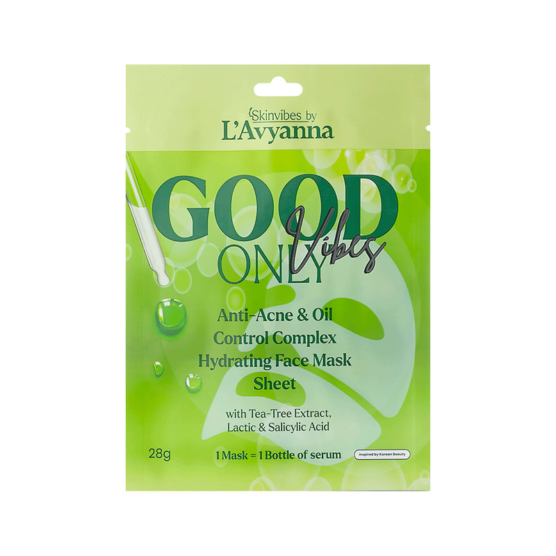 Good Vibes Only Anti-Acne & Oil Control Face Mask