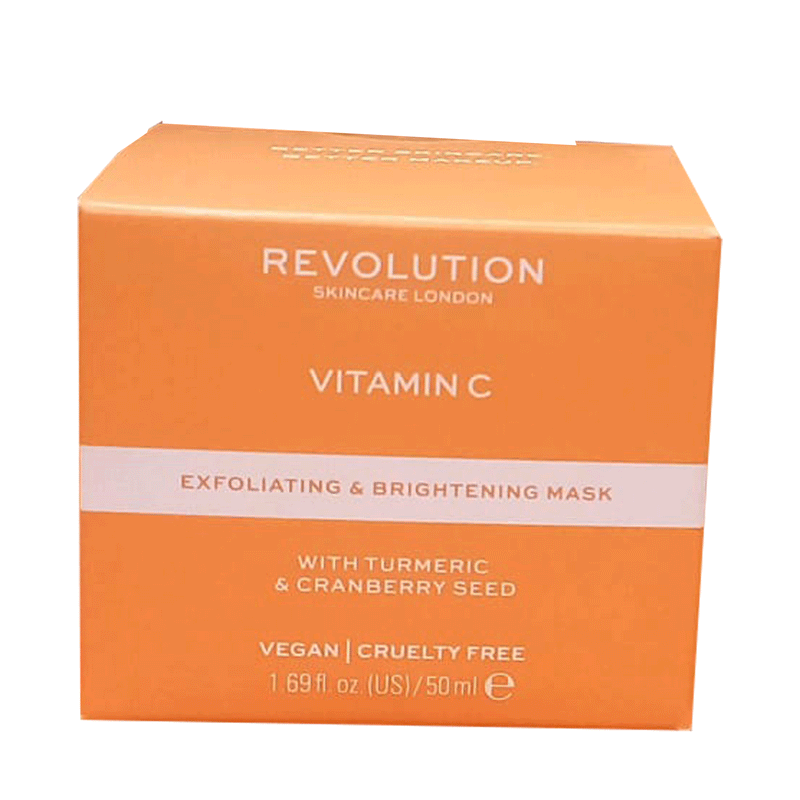 Revolution Vitamin C Exfoliating & Brightening Mask With Tumeric & Cranberry seed