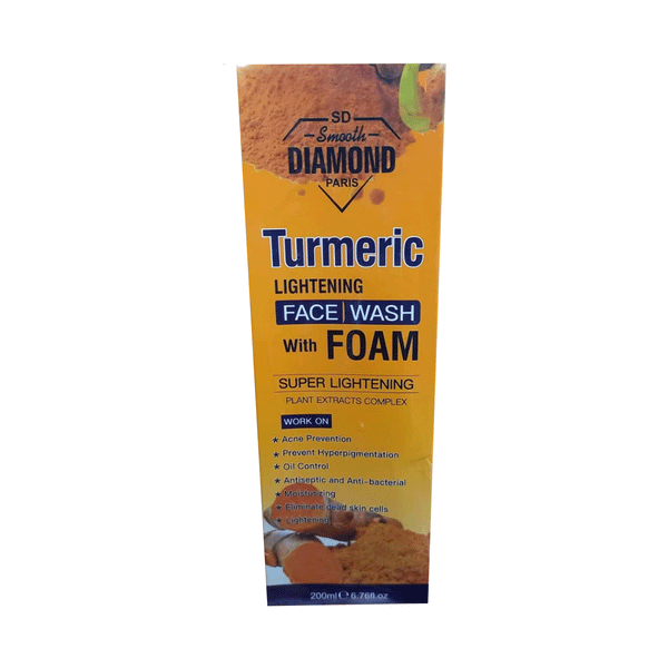 Smooth Diamond Paris Turmeric Lightening Face Wash With Foam