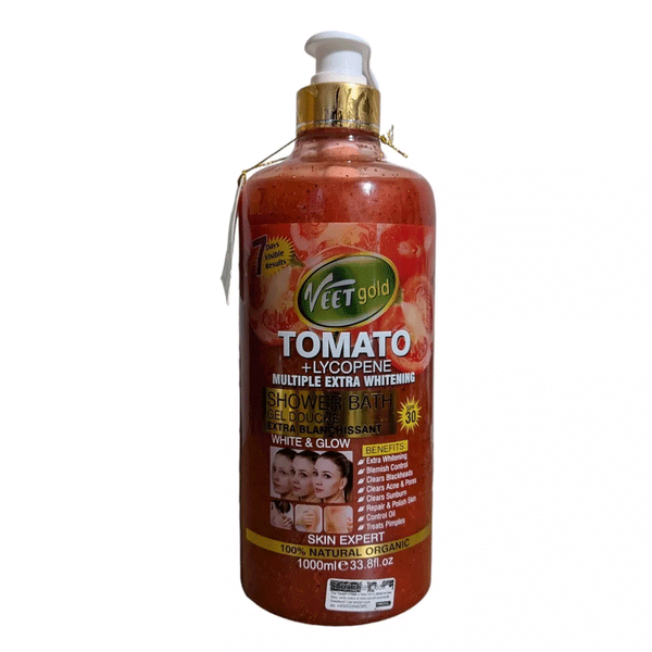 Veet Gold Tomato + Lycopene Multiple extra whitening & glow Shower Bath