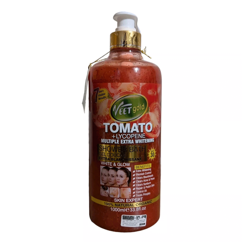 Veet Gold Tomato + Lycopene Multiple extra whitening & glow Shower Bath