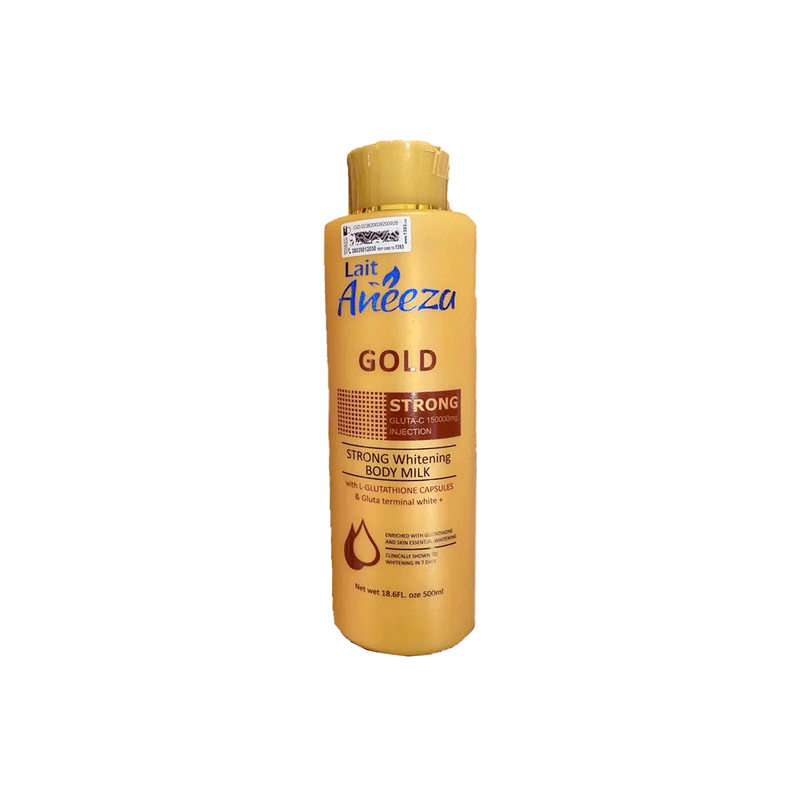 Lait Aneeza Gold Strong Whitening Body Lotion 500ml