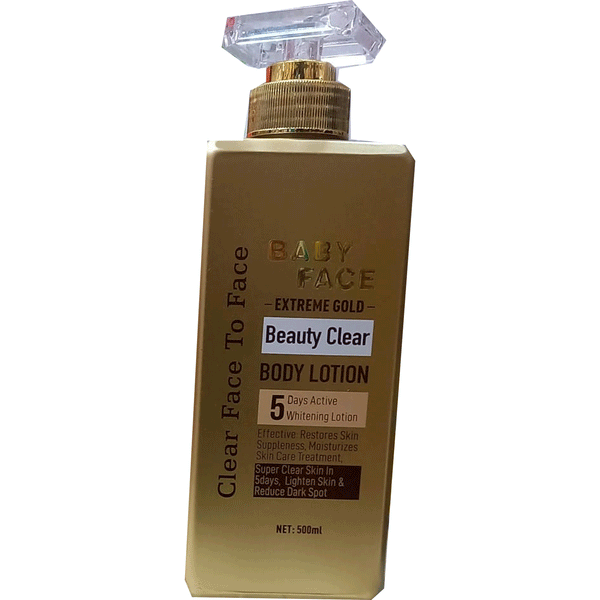 Baby Face Extreme Gold Beauty Clear Body Lotion