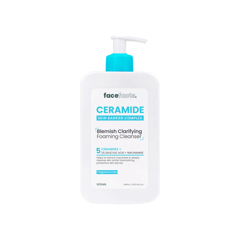 FaceFacts Ceramide Blemish Clarifying Foaming Cleanser - 400ml