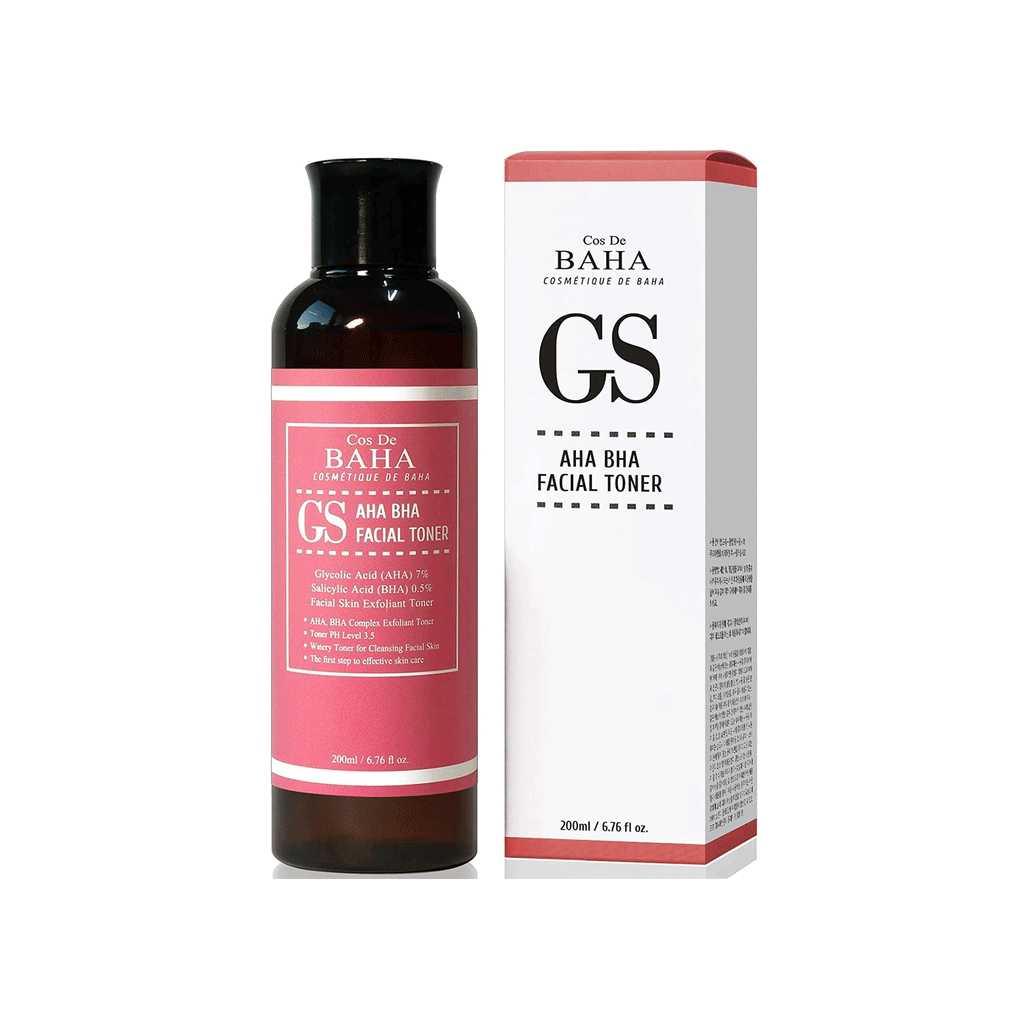 Cos de BAHA AHA BHA (GS) Exfoliating Facial Toner 200ml