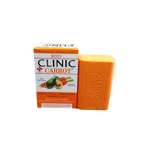 Body Clinic Carrot Exfoliating & Whitening Herbal Soap – 200g