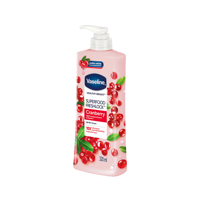 Vaseline Superfood Freshlock Cranberry Body Lotion