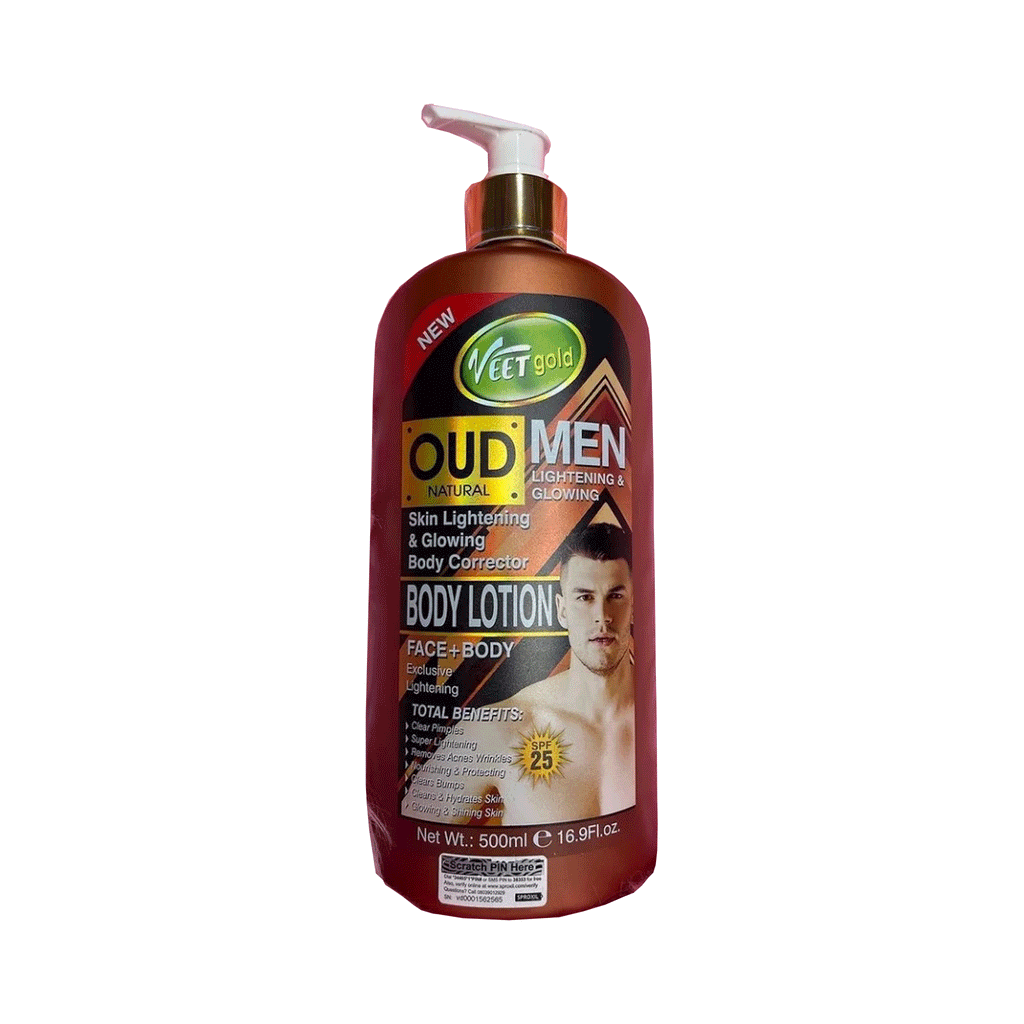 Veet Gold Oud Men Natural Body Lotion