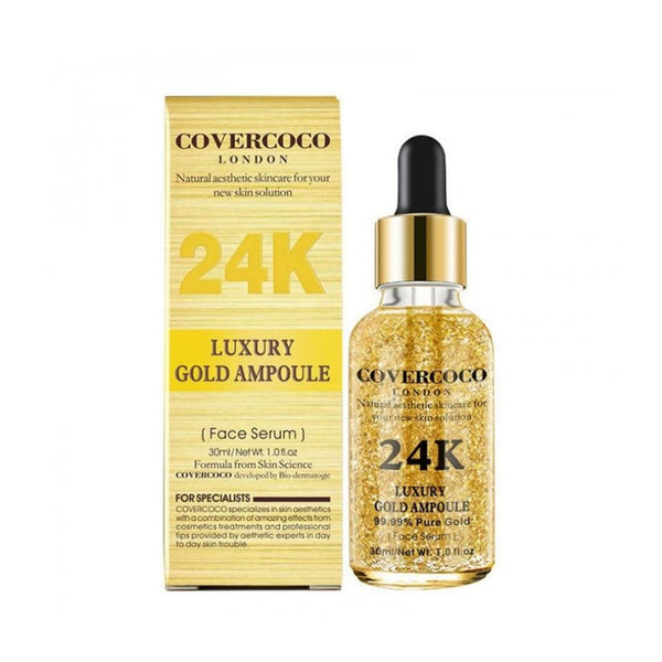 Covercoco London Luxury 24kgold Ampoule Serum, 30ml