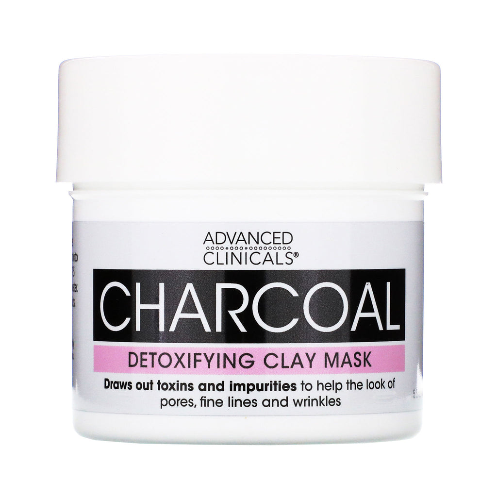 Advanced Clinicals Charcoal Detoxifying Clay Mask