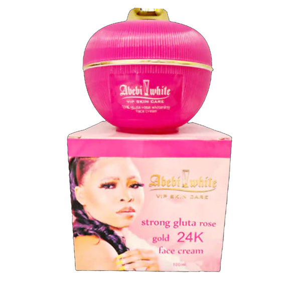 Abebi White Strong Gluta Rose Gold 24K Face Cream