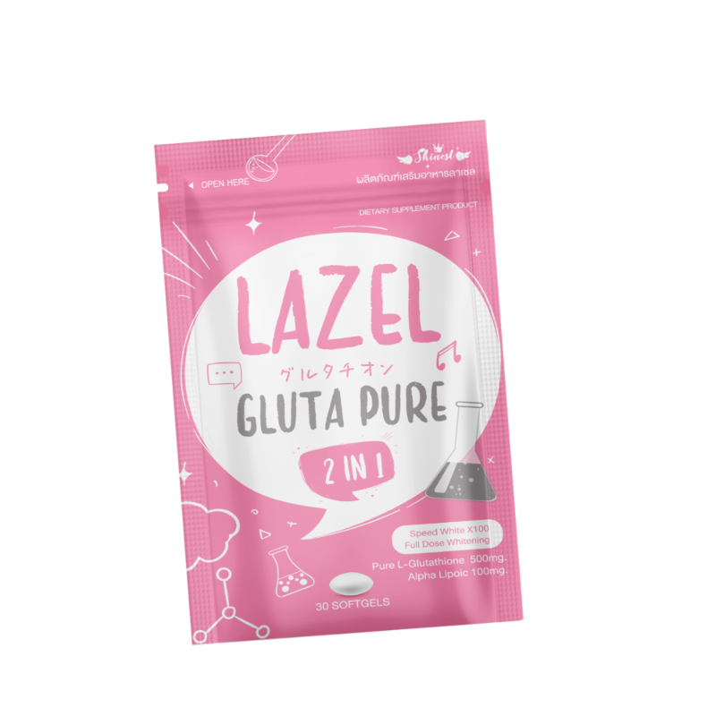 Lazel Gluta Pure 2 in 1 Dietary Supplement Brightening Skin Antioxidant