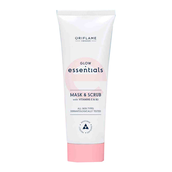 Essentials Glow Essentials Mask & Scrub with Vitamins E & B3