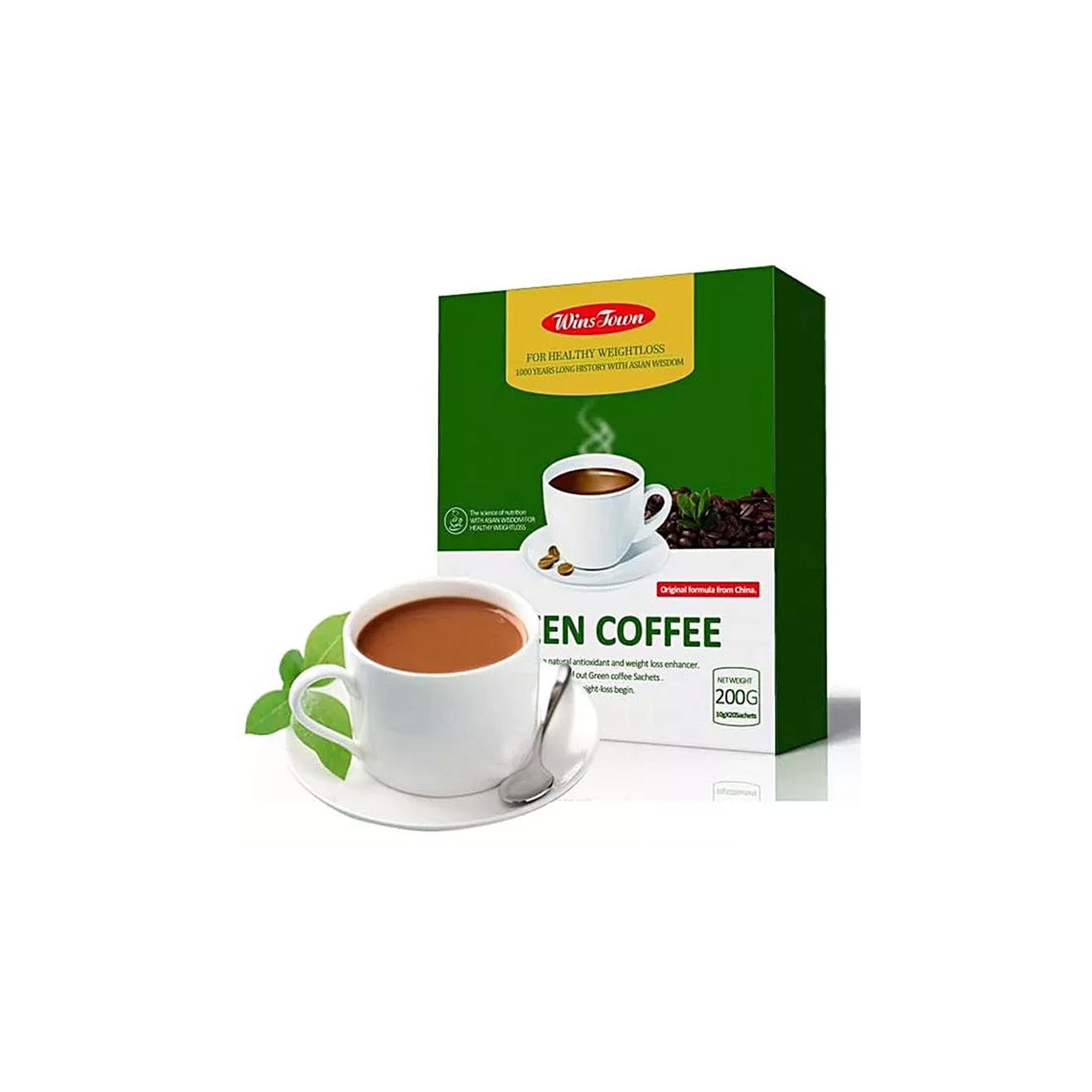 Winstown Green Coffee Tea For Weight Loss Energy Booster 200g